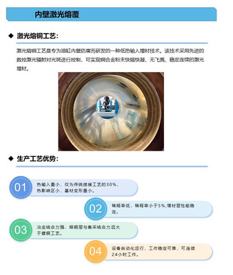4.2 内壁激光熔覆